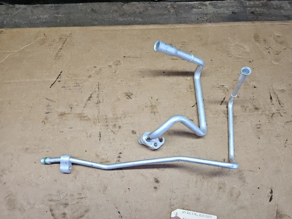 Juego de tubos condensadores de CA para 07-20 Nissan 370z Infiniti G35 Sedán G37 92446-JK20B Foto 2 de 4