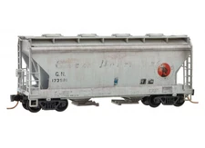 Great Northern 2-Bay Covered Hopper Micro-Trains MTL #092 52 170 N Scale