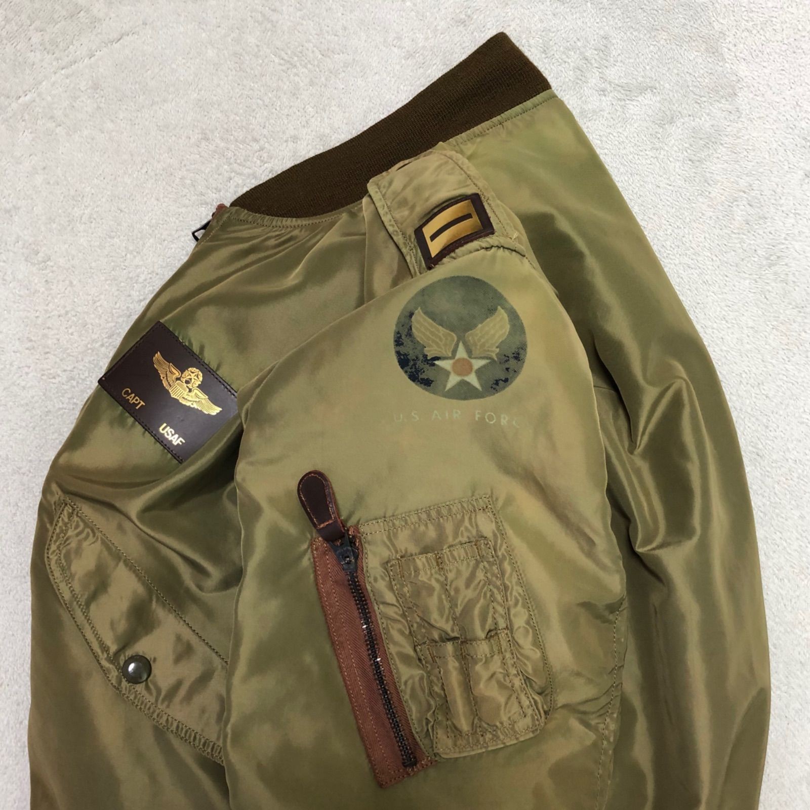 BUZZ RICKSON'S L-2 Flight Jacket M-code Patch 38 … - image 10