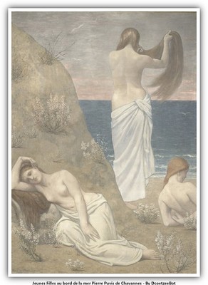 Jeunes Filles au bord de la mer Pierre Puvis de Chavannes