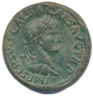 Romano. Galba. Sesterzio in bronzo 68 d.C. Reverse Libertas Publica