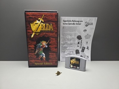 ZELDA OCARINA OF TIME SPECIAL EDITION + PIN NINTENDO 64 PAL GERMAN EXCLUSIVE OVP