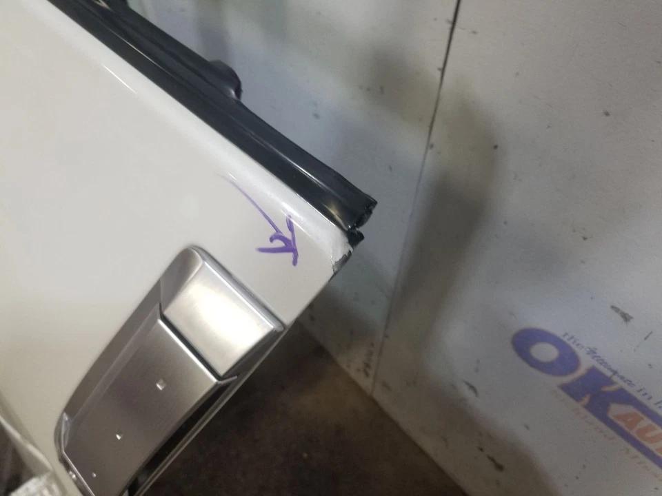 05 2005 NISSAN 350Z TOURING CONVERTIBLE FRONT DOOR WHITE LEFT DRIVER - Image 4 of 4