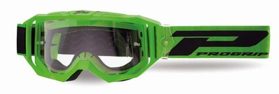 PRO GRIP PZ3300TR-413 BRILLE VISION GO GREEN MATT/CLEAR MASKE 3300