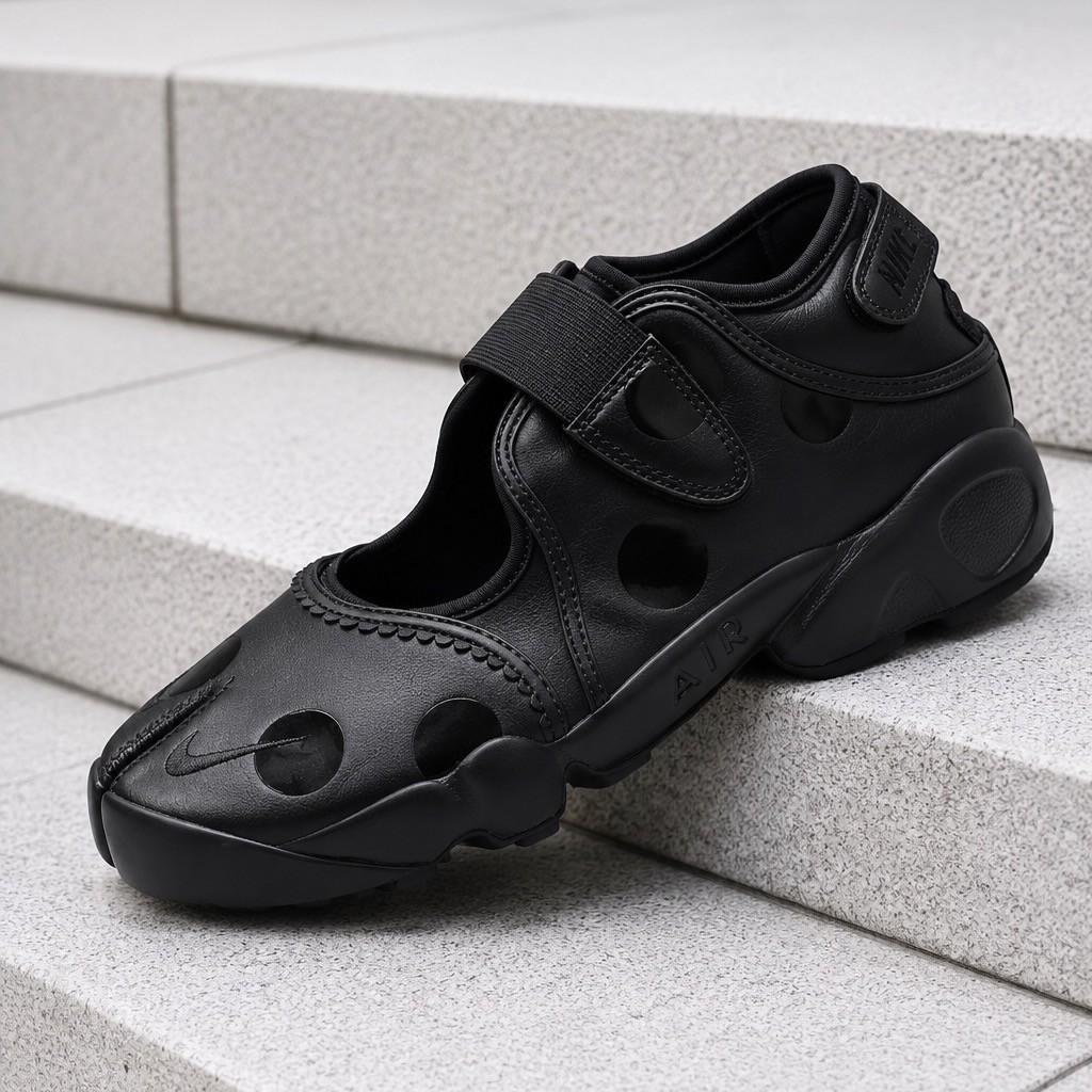 Nike Air Rift Polka Dots Triple Black IR1226-002 Women's Size New
