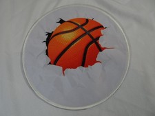 Round Basketball Mouse Pad