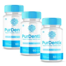 3 Pack Purdentix Oral Probiotic Support Healthy Teeth and Gums Pur Dentix