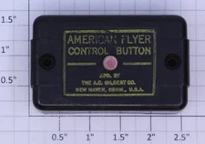 American Flyer XA10961-CB S Gauge Black with Yellow Print Control Button