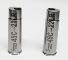 45 COLT/454 CASULL/460S&W to .22 LR- Chamber Reducer/Adapter - Set of 2 USA MADE