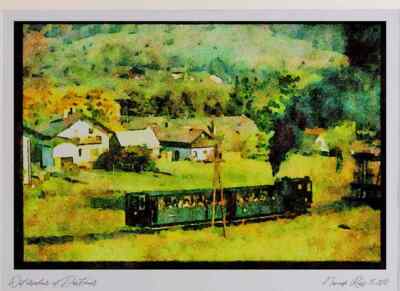Steam Trains 182040 The Schneeberg Rack Train Leaves Puchberg Austria A3 Waterc