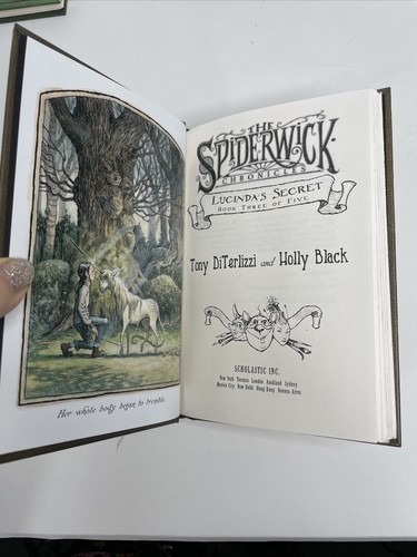 The Spiderwick Chronicles- (2,3,4,5), Hardcover Tony DiTerlizzi, Holly Black - Picture 5 of 12