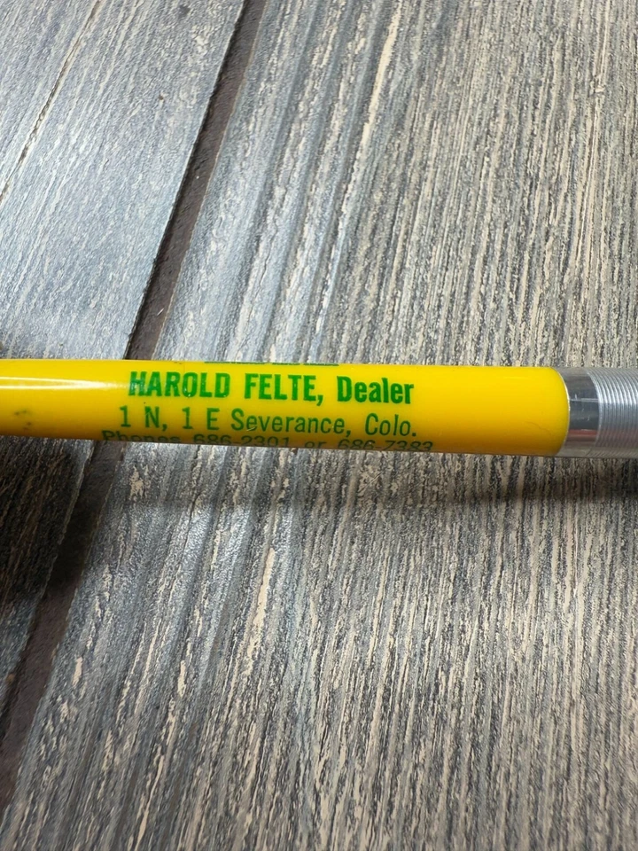 复古 NK 笔 Northrup King Seeds Severence CO 黄色和银色 — 第 4/4 张图片