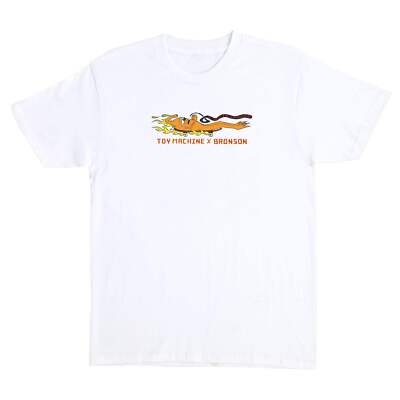 Bronson Speed Co. x Toy Machine Kurzarm T-Shirt weiß