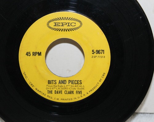 The Dave Clark Five ~ Bits & Pieces + All of The Time ~ Epic 5-9671 - Picture 2 of 4