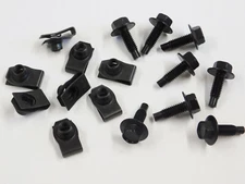 5/16" X 1" Fender Bolts & Extruded U-Nuts 5/16-18 Hood Doors Body
