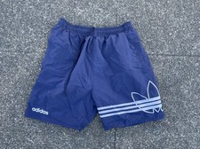 Adidas Oversized Logo RARE vintage 90s Navy shorts Large