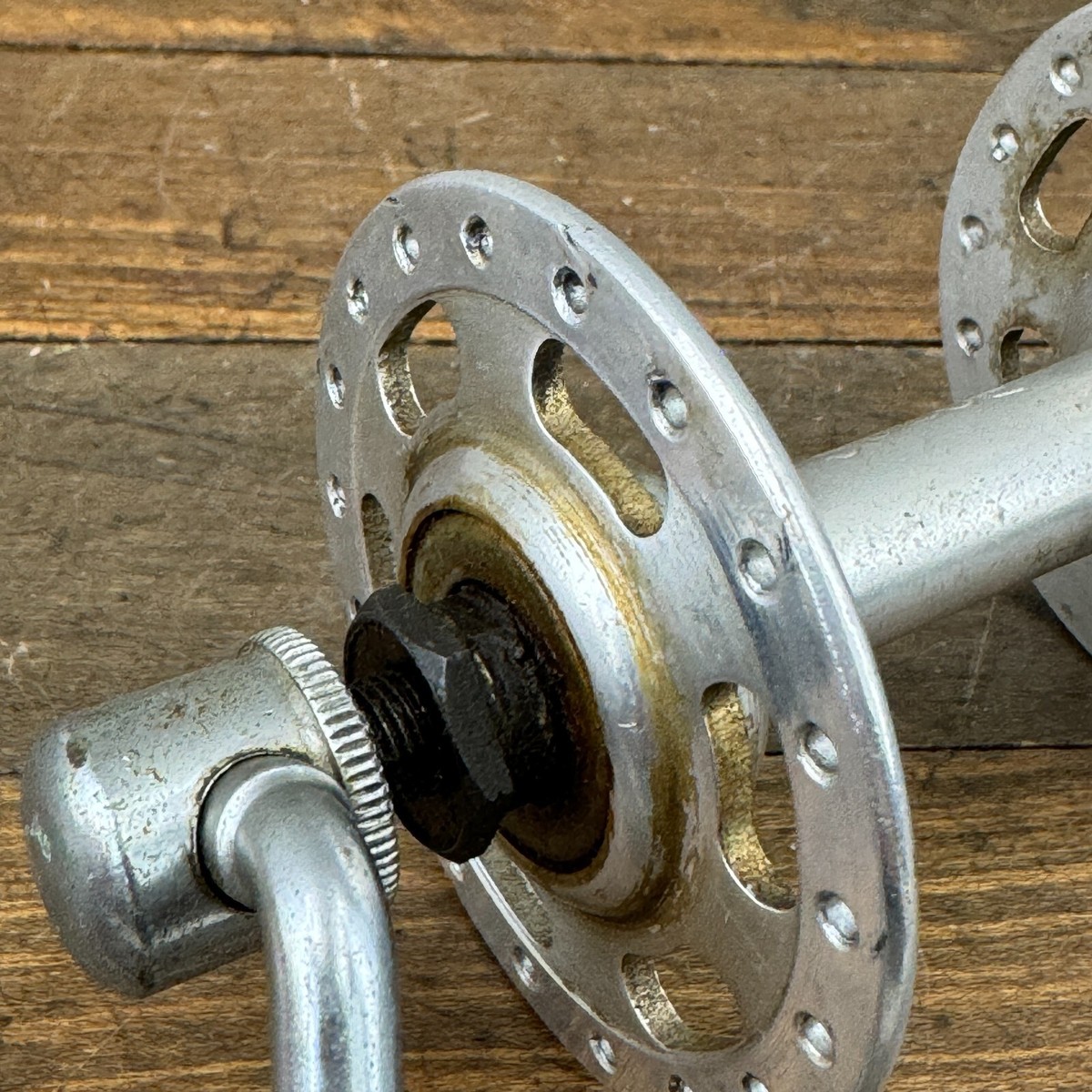 Vintage Suzue Front Hub High Flange 36 Hole 95 mm QR Quick Vintage Suzue Front Hub High Flange 36 Hole 95 mm QR Quick