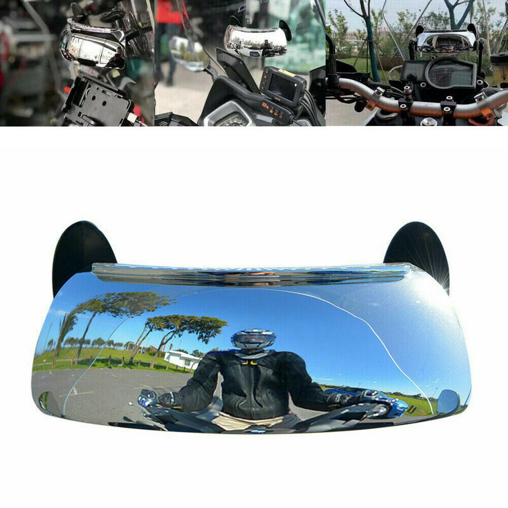 180 Degree Motorcycle Blind Spot Mirror Rearview Mirror Antiglare Wide