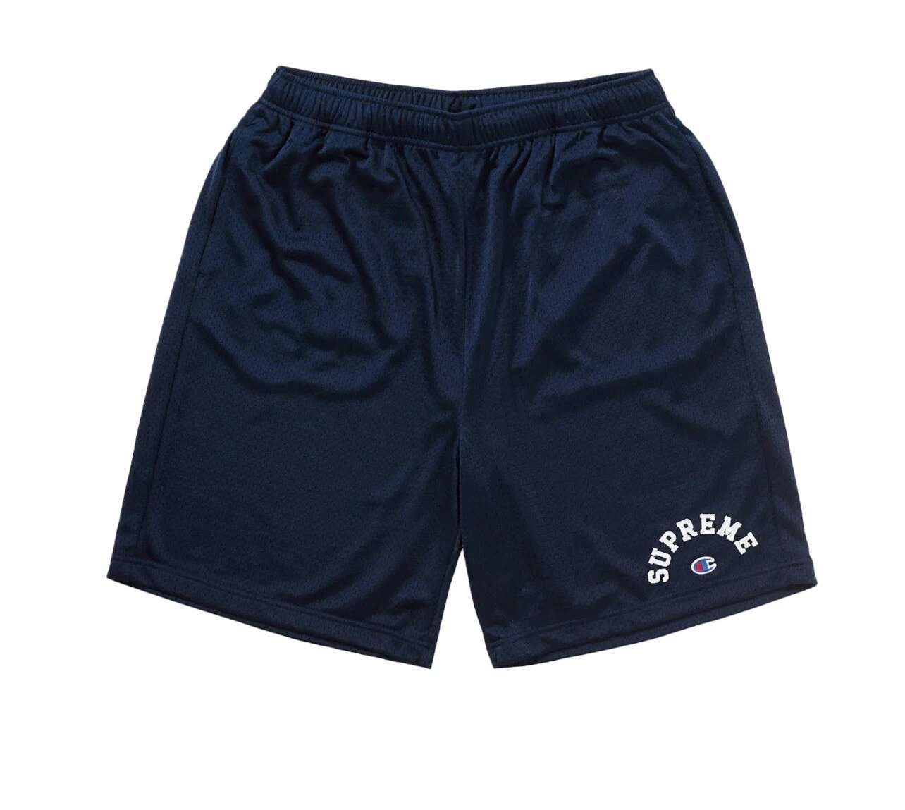 Short en maille Supreme Champion à la main taille marine : L