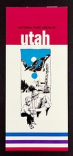 1976 National Park Areas Utah Golden Spike Bryce Zion Vintage Travel Brochure