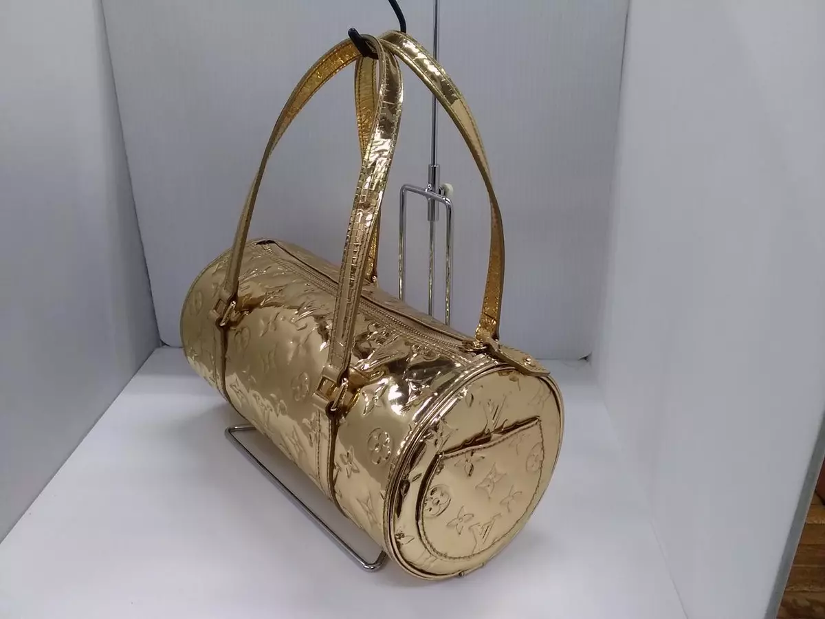 LOUIS VUITTON M95270 Miroir Papillon PM Hand Bag Gold Monogram