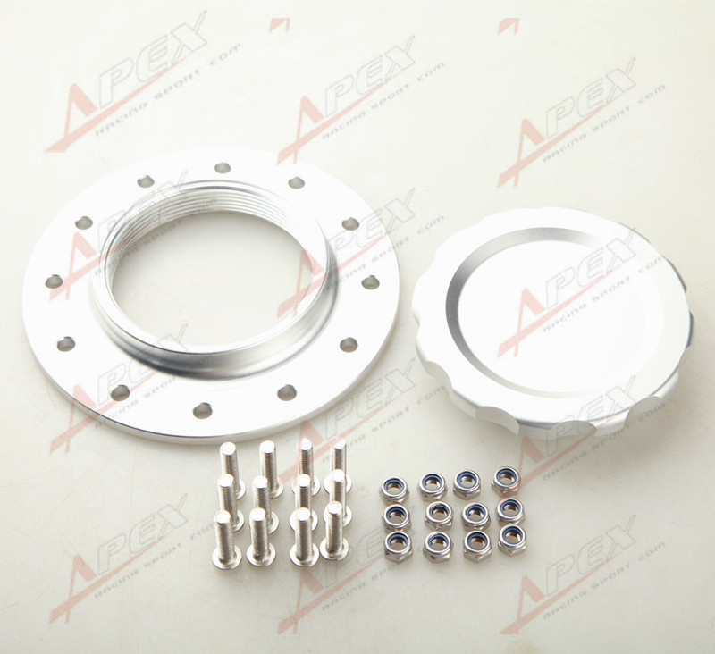 4" OD Billet Aluminum Fuel Cell Cap Assembly For RCI Fuel Cells SILVER eBay