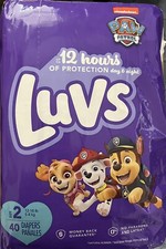 LUVS Size 2 PAW PATROL 40 count diapers