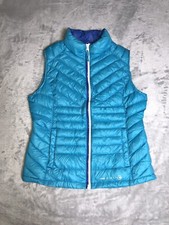 Free Country Lightweight Down Nylon Puffer Vest L 14-16y Light Blue