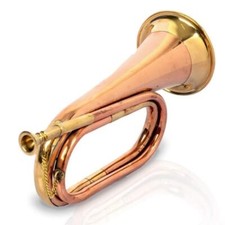Pure Copper Bugle Copper/Brass to Play Decorative Gift