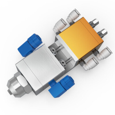 Two-liquid Suction Type Precision Dispensing Valve Dispenser Valve 0.01ML 3MM