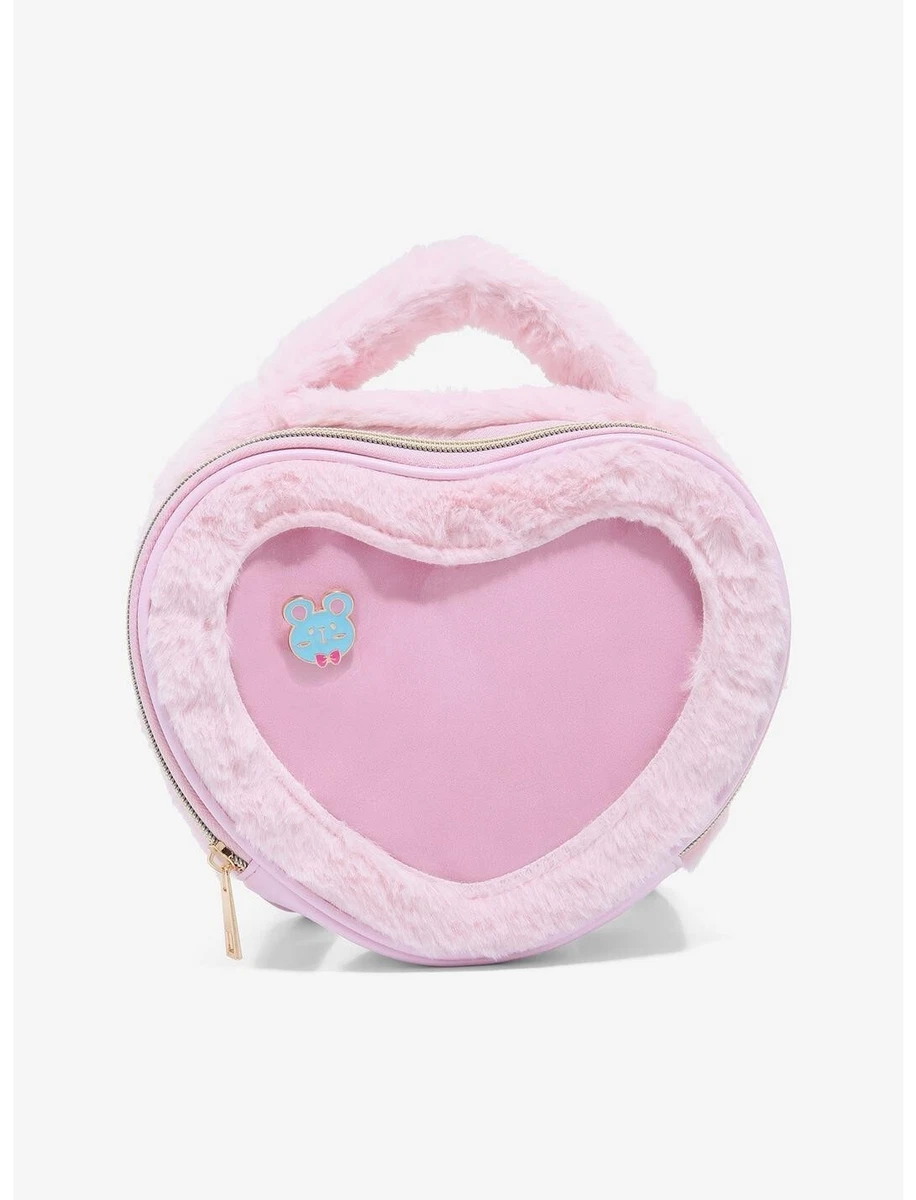 Pink sales heart backpack
