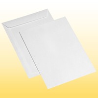 500 Versandtaschen C4 229 X 324 Mm Ohne Fenster Haftklebend Weiß BriefumschläGe