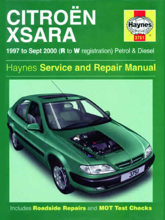 Haynes Citroen Xsara Petrol Diesel 1997-2000 Workshop Manual
