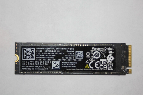 WD 512GB GEN4 PCIe NVMe M.2 2280 SSD Internal Solid State Drive SN810