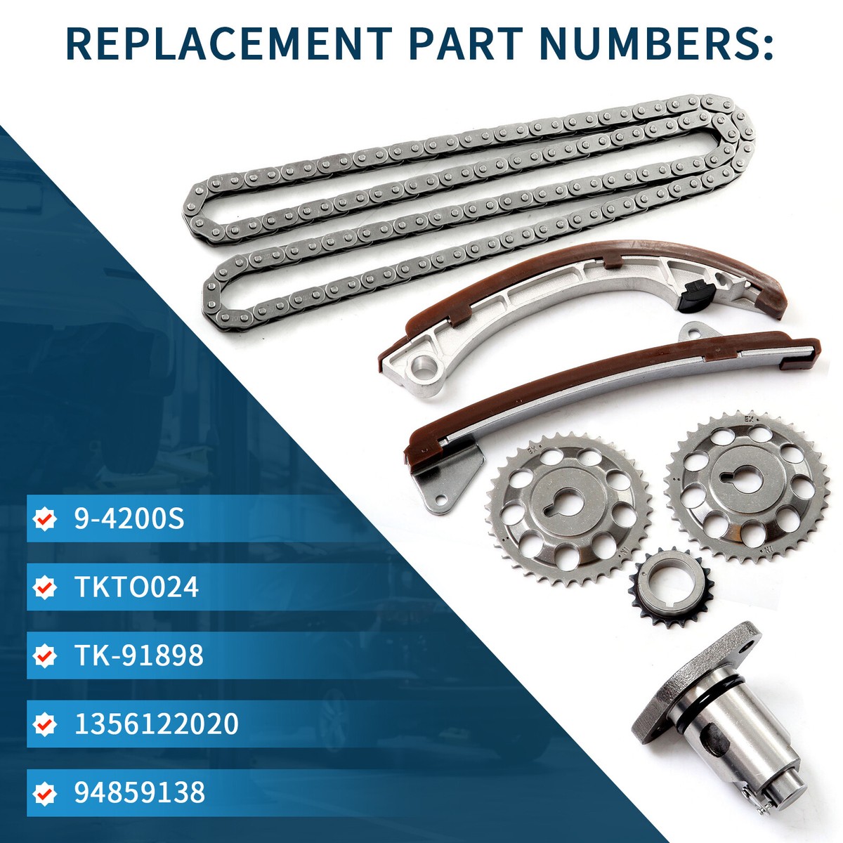 Timing Chain Kit For Toyota Corolla Chevrolet Prizm 1.8L 1998-1999