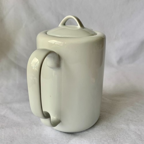 Porcelain Plus by Fairwinds Teapot, White 3-cup capacity, Unique Handle Shape - Picture 3 of 14