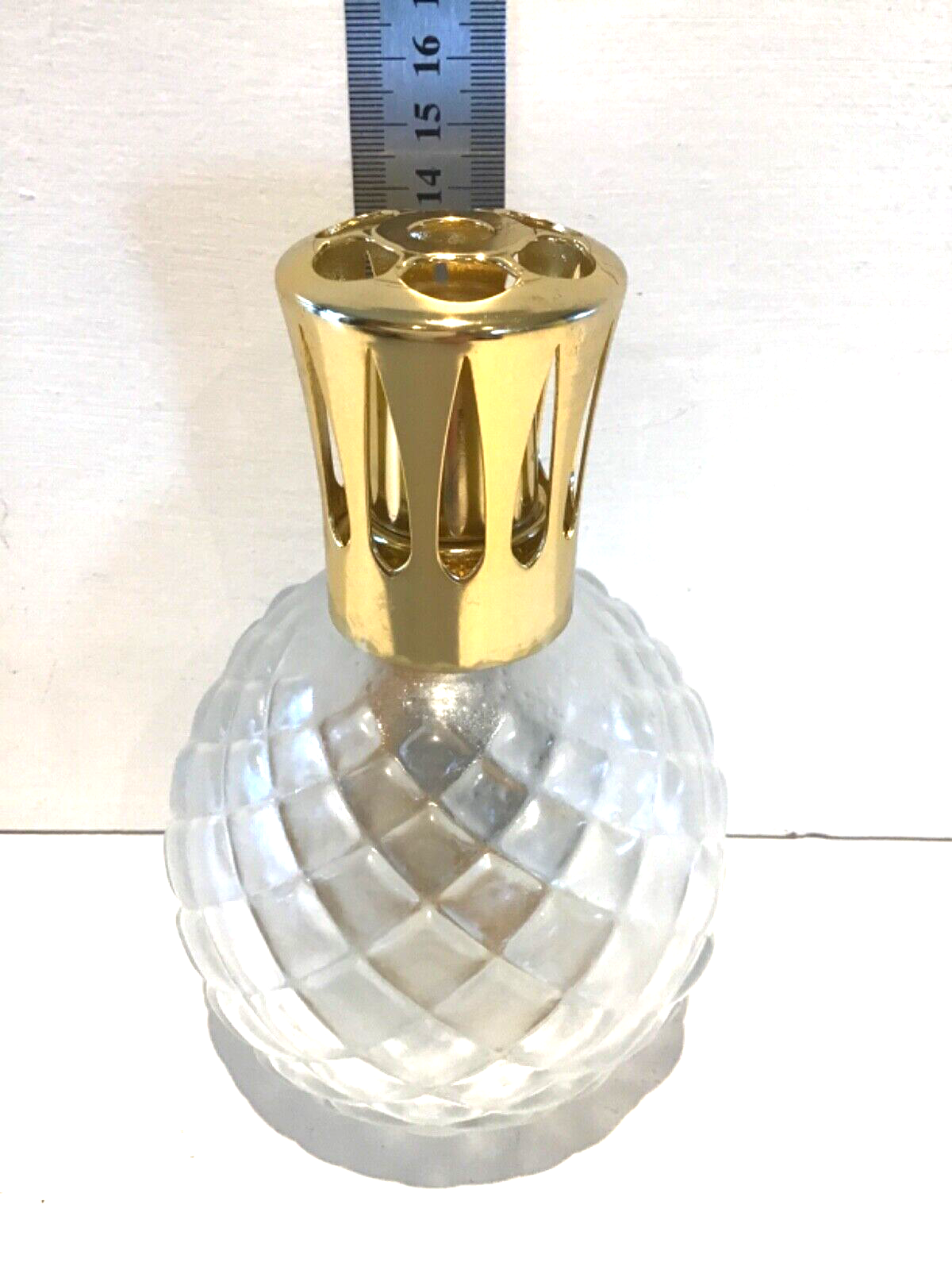 Vintage Lampe Berger Large Glass Lamp Burner With Wick ( Made In France