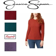 Jessica Simpson Women’s Roll Neck Ribbed Cuff Sweater F24