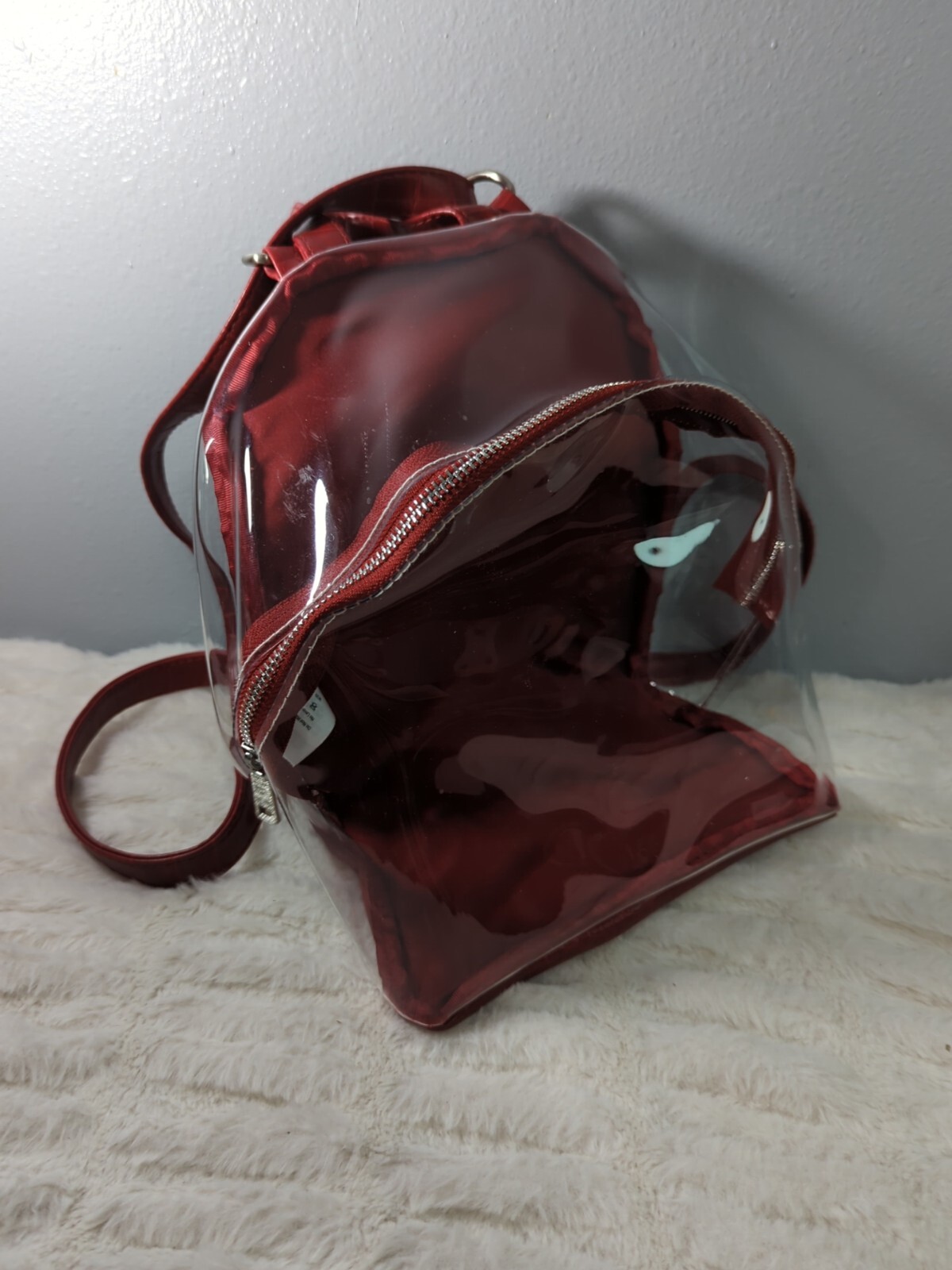 Clear Mini Backpack Stadium Transparent Small See… - image 1