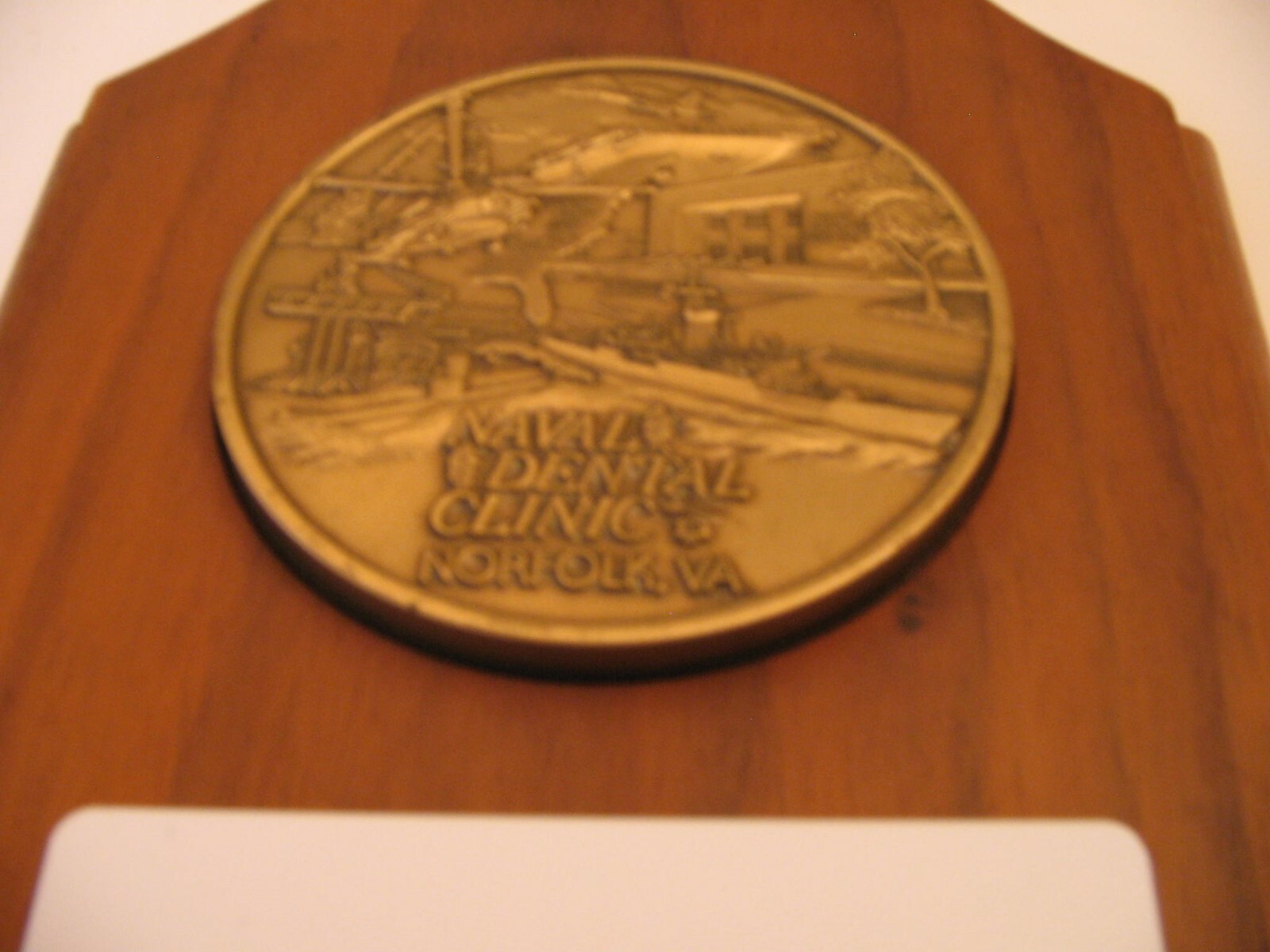 Naval Dental Clinic, Norfolk, VA Brass Plaque, eBay