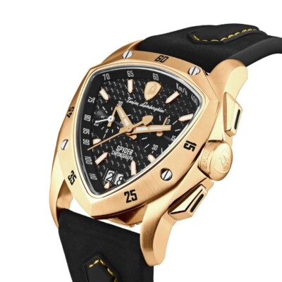 Tonino Lamborghini 腕時計 本体 ゴールド Tonino Lamborghini mens watch New Spyder gold TLF-A13-7 43-MM | eBay