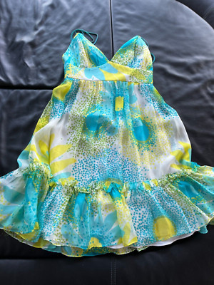 Sommerkleid von Milly New York, Gr. 4 (34-36) aus Seide