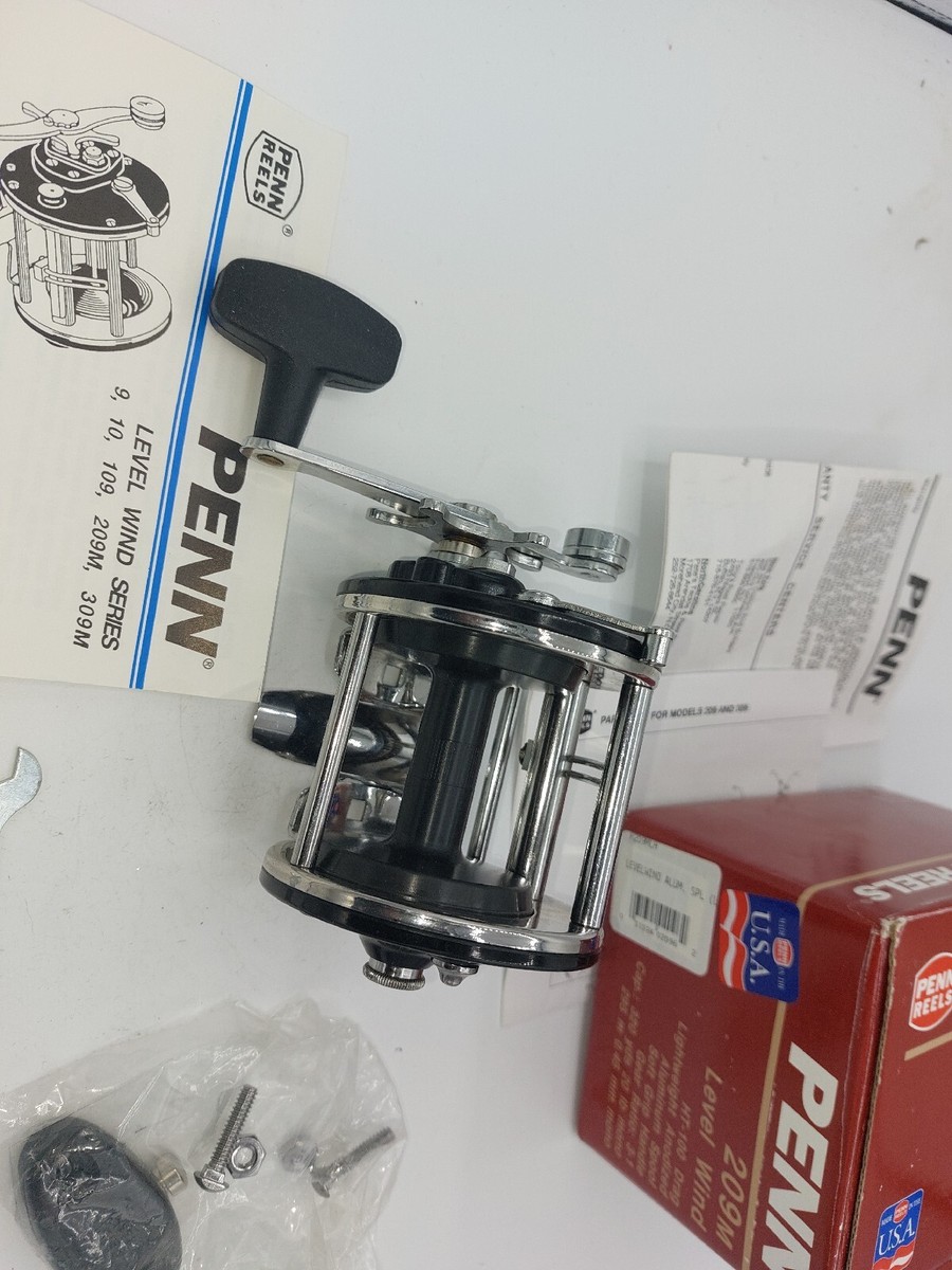 【未使用品】PENN 209M Level Wind Penn 209MLH Left Hand Level Wind Reel