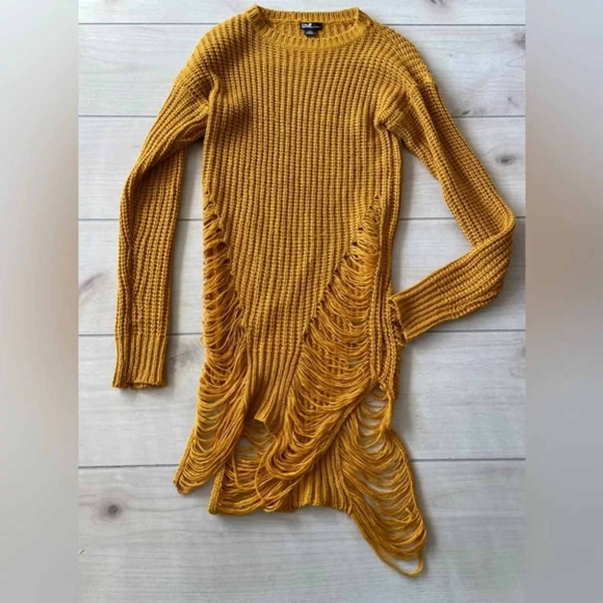 Mustard tunic shop sweater
