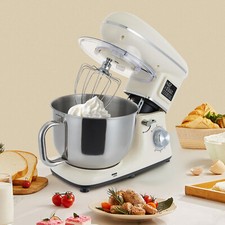 6.2L/6.5Qt Food Processor Kitchen Knob Control Electric Mixer Dough Mix Machine