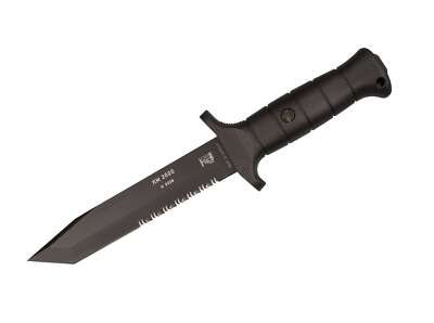 Eickhorn KM 2000 Black Full Tang Tanto Messer Glasbrecher Wellenschliff 825101