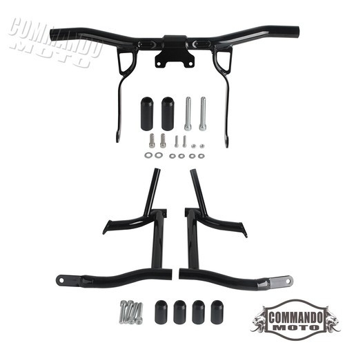 Saddlebag Guard & Highway Crash Bar For Harley Road King Electra Glide 2014-2024 - Picture 2 of 6