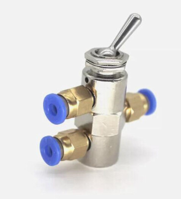 Toggles Mechanical Valve TAC2-4V Pneumatic Valve 2 Position 5 Way With Fitting