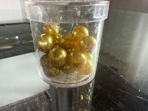 RAHYER HobbyKunst,22 Perlen Renaissance Glaswachsperlen,10mm,Gold,36 Gramm - Bild 3 von 7