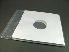 NEW Lot of 50 White Paper 12" Square LP Vinyl Record Sleeves